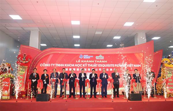 Khánh thành Nhà máy sản xuất Pin Li-ion và Pin Ni-MH tại KCN Nam Đình Vũ với tổng vốn đầu tư 20 triệu USD