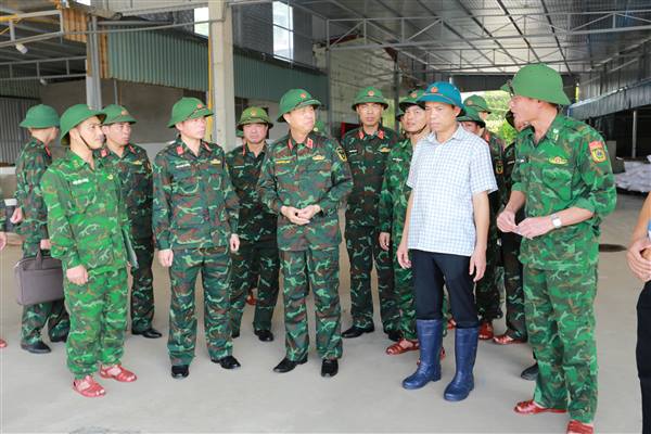 Bộ Tư lệnh Quân khu 3 kiểm tra công tác phòng, chống Bão số 11 (Matmo) trên địa bàn thành phố Hải Phòng
