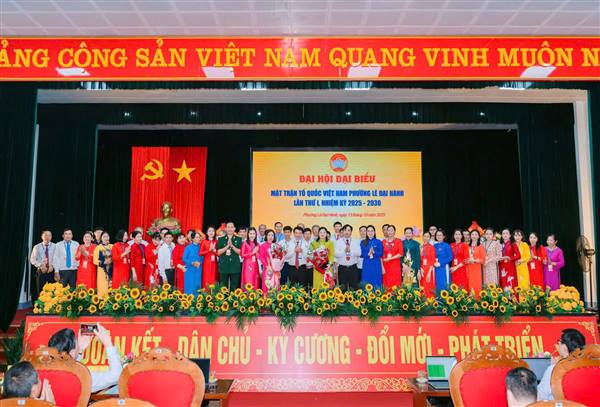 Phường Lê Đại Hành tổ chức thành công Đại hội Mặt trận Tổ quốc và các tổ chức chính trị - xã hội nhiệm kỳ 2025 – 2030