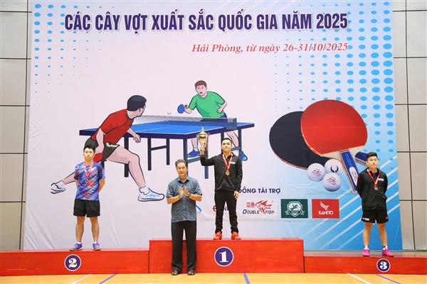 Bế mạc Giải bóng bàn các cây vợt xuất sắc quốc gia 2025 tại Hải Phòng