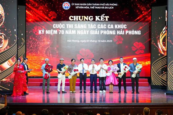 Vòng Chung kết Cuộc thi “Sáng tác các ca khúc Kỷ niệm 70 năm Ngày Giải phóng Hải Phòng”