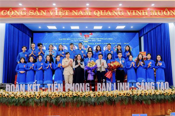 Đoàn TNCS Hồ Chí Minh phường Lê Chân: Đoàn kết - Tiên phong - Bản lĩnh - Sáng tạo