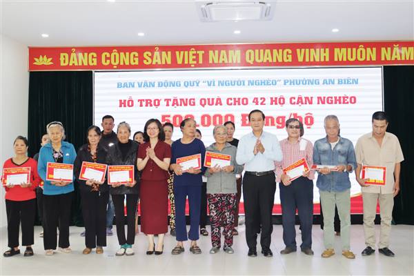 Phường An Biên phát động Tháng cao điểm “Vì người nghèo” năm 2025