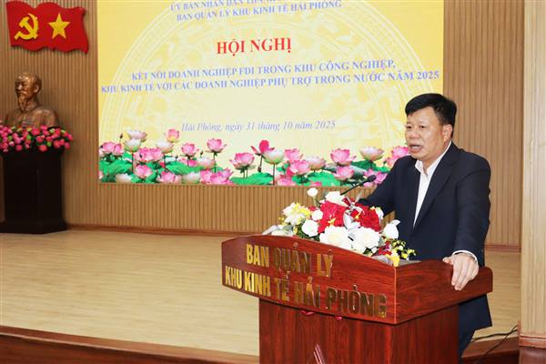 Hội nghị kết nối doanh nghiệp FDI trong Khu công nghiệp, Khu kinh tế với các doanh nghiệp phụ trợ trong nước năm 2025