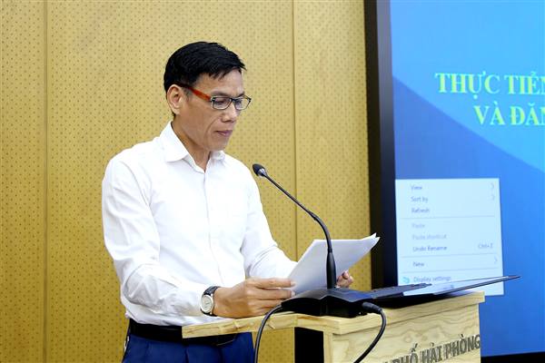 Tọa đàm Thực tiễn thi hành pháp luật về bảo đảm thực hiện nghĩa vụ và đăng ký biện pháp bảo đảm bằng quyền sử dụng đất, tài sản gắn liền với đất tại thành phố Hải Phòng