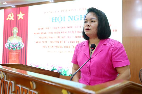 Đảng ủy phường Phù Liễn quán triệt và triển khai Nghị quyết Đại hội Đảng bộ phường lần thứ nhất, (nhiệm kỳ 2025-2030)