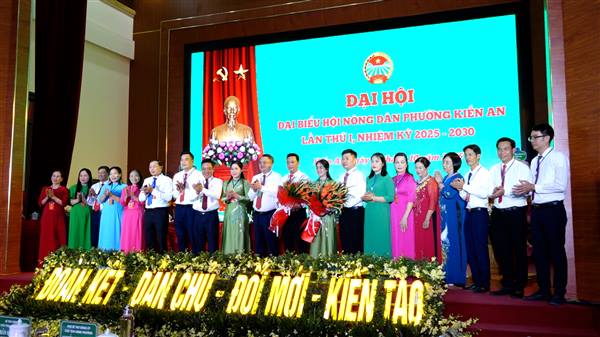 Đại hội đại biểu Hội Nông dân phường Kiến An lần thứ Nhất, nhiệm kỳ 2025–2030: Phát huy vai trò Hội Nông dân trong xây dựng đô thị xanh, văn minh, hiện đại
