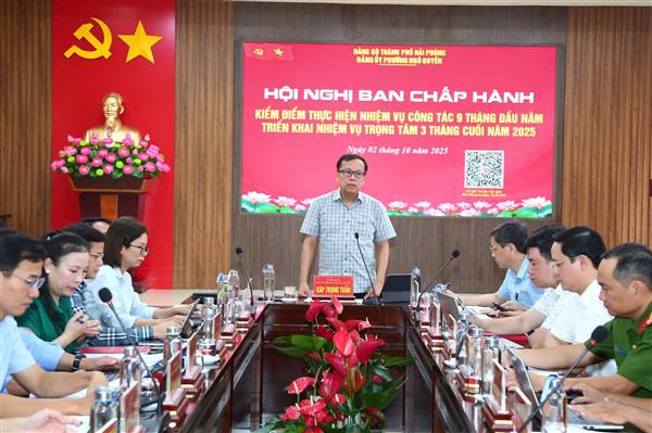 Phường Ngô Quyền quyết tâm hoàn thành mục tiêu năm 2025