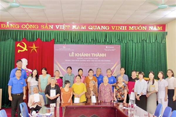 Khánh thành công trình thanh niên "Không gian sống khoẻ" tại Trung tâm Nuôi dưỡng bảo trợ xã hội Hải Dương