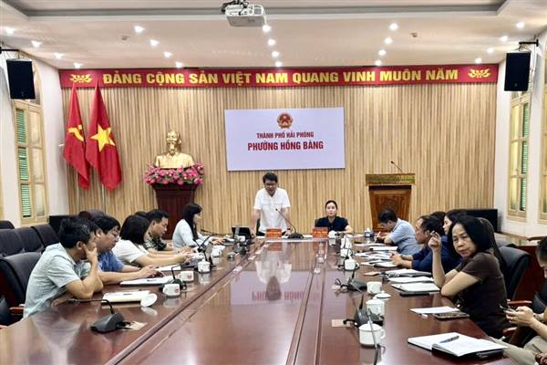 Phường Hồng Bàng tập trung chuẩn bị chu đáo công tác bầu cử đại biểu Quốc hội khóa XVI và HĐND các cấp nhiệm kỳ 2026-2031