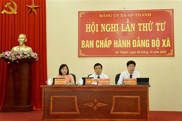 Xã An Thành tập trung chỉ đạo vận hành mô hình chính quyền địa phương 2 cấp bảo đảm thông suốt, hiệu lực, hiệu quả