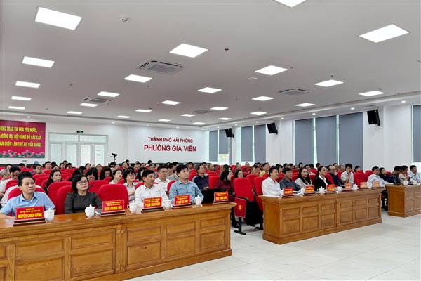 Đảng ủy phường Gia Viên quán triệt văn bản mới, nâng cao nghiệp vụ công tác kiểm tra, giám sát Đảng