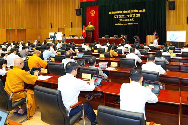 Khai mạc Kỳ họp thứ 30 (Kỳ họp chuyên đề) HĐND thành phố khóa XVI, nhiệm kỳ 2021 - 2026