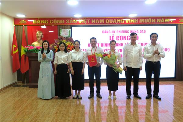 Thành lập Chi bộ Công ty Cổ phần Thành Mai Group trực thuộc Đảng ủy phường Hưng Đạo