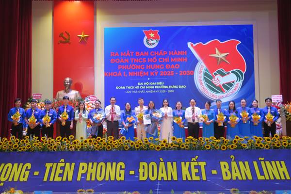 Đại hội Đoàn TNCS Hồ Chí Minh phường Hưng Đạo lần thứ Nhất, nhiệm kỳ 2025-2030: Khát vọng, tiên phong, đoàn kết, sáng tạo – vững bước trong kỷ nguyên mới