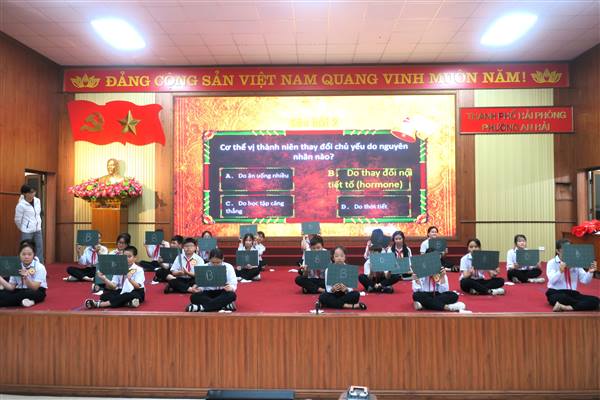 Phường An Hải tổ chức Chương trình truyền thông, giao lưu “Tìm hiểu kiến thức về dân số, bảo vệ, chăm sóc trẻ em”