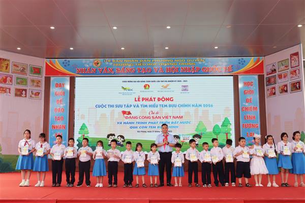 Phát động cuộc thi sưu tập và tìm hiểu Tem bưu chính năm 2026 với chủ đề “Đảng Cộng sản Việt Nam và hành trình phát triển đất nước qua con tem bưu chính”