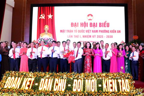 Đại hội đại biểu MTTQ Việt Nam phường Kiến An lần thứ I, nhiệm kỳ (2025 – 2030) diễn ra thành công tốt đẹp