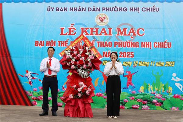 Phường Nhị Chiểu khai mạc Đại hội Thể dục thể thao lần thứ I năm 2025