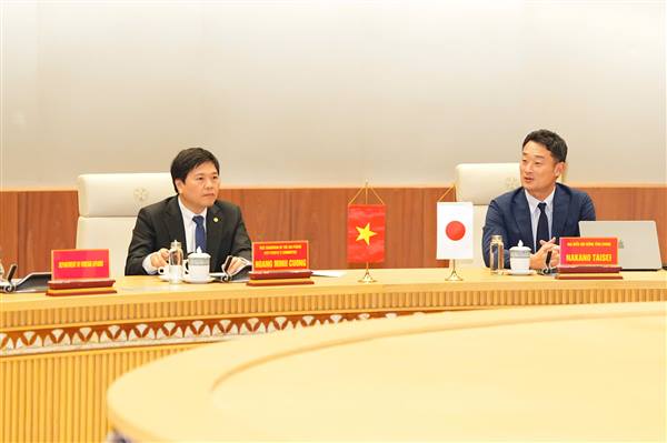 Phó Chủ tịch UBND thành phố Hoàng Minh Cường tiếp và làm việc với Đoàn công tác của tỉnh Ehime, Nhật Bản