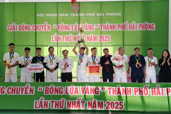 Hội Nông dân thành phố tổ chức Giải bóng chuyền “Bông lúa vàng” lần thứ I – năm 2025