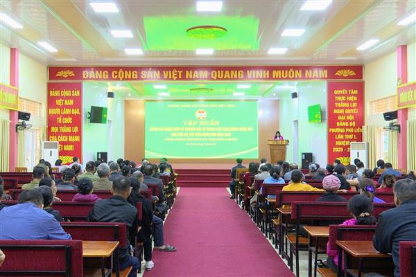 Trung ương Hội Nông dân Việt Nam tập huấn nâng cao nhận thức chuyển đổi số cho cán bộ, hội viên nông dân Hải Phòng