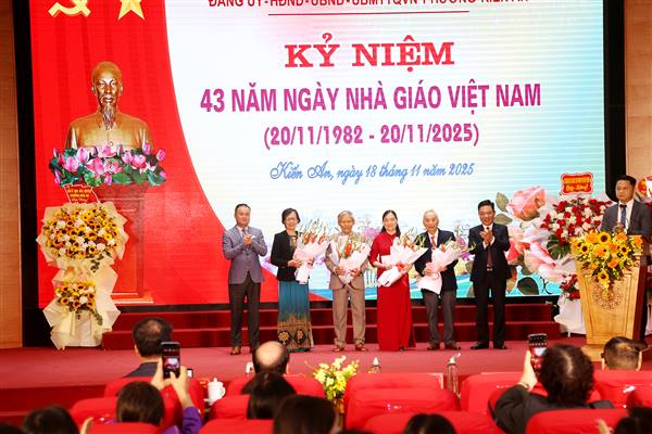Phường Kiến An kỷ niệm 43 năm Ngày Nhà giáo Việt Nam (20/11/1982 – 20/11/2025)