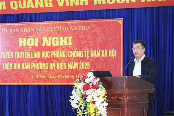 Phường An Biên tập huấn, tuyên truyền nâng cao nhận thức về phòng, chống tệ nạn xã hội