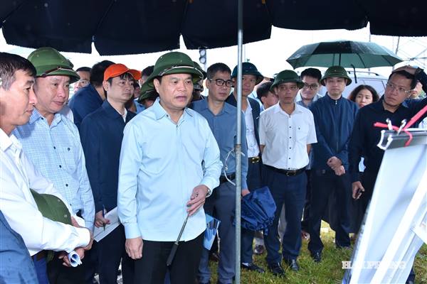 Chủ tịch UBND thành phố Lê Ngọc Châu kiểm tra tiến độ triển khai các công trình, dự án trọng điểm