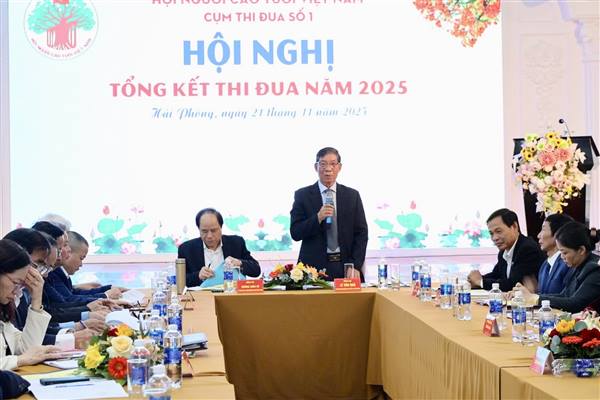 Cụm thi đua số 1 Hội Người cao tuổi Việt Nam tổng kết công tác thi đua khen thưởng năm 2025