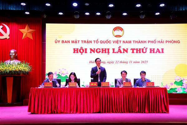 Hội nghị lần thứ 2 của Ủy ban MTTQ Việt Nam thành phố thông qua nhiều nội dung quan trọng