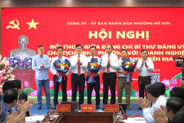 Phường Đồ Sơn đồng hành tháo gỡ khó khăn cho các doanh nghiệp trên địa bàn