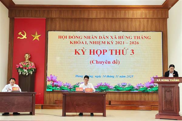 HĐND xã Hùng Thắng: Xem xét, quyết nghị các nội dung quan trọng về công tác tài chính, ngân sách