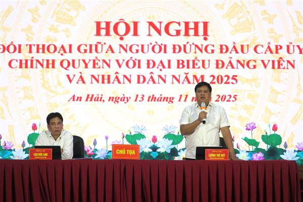 Người đứng đầu cấp ủy, chính quyền phường An Hải tiếp thu, giải đáp nhiều kiến nghị của Nhân dân nhằm đảm bảo công tác an sinh xã hội