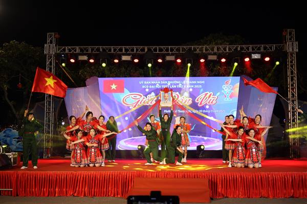 Phường Lê Thanh Nghị tổ chức Giải dân vũ, khép lại Đại hội Thể dục Thể thao lần thứ X