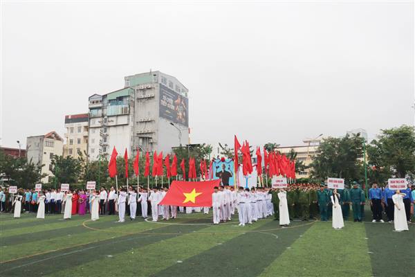 Khai mạc Đại hội Thể dục thể thao phường Lê Chân lần thứ I năm 2025