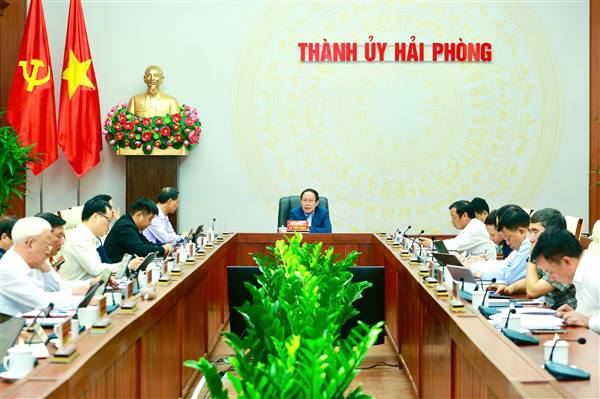 Ban Thường vụ Thành ủy cho ý kiến về các nội dung phát triển kinh tế - xã hội và cơ chế, chính sách đặc thù của thành phố