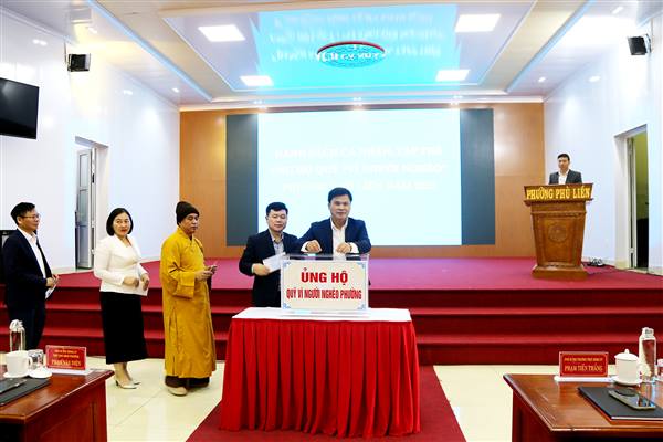 Phường Phù Liễn vận động hơn 1,5 tỷ đồng ủng hộ Quỹ “Vì người nghèo” năm 2025