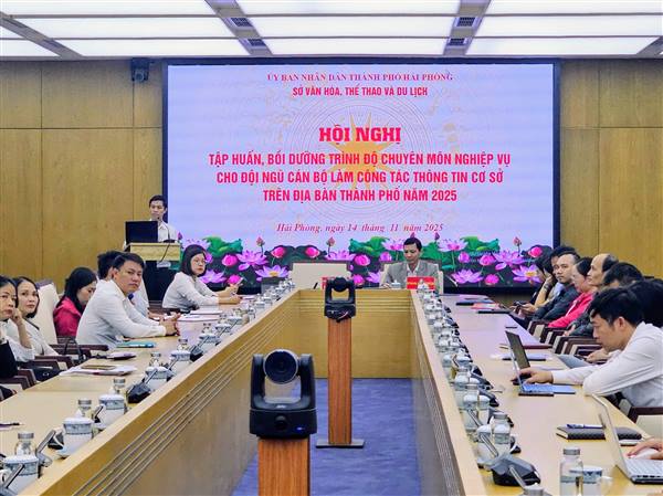 Sở Văn hóa, Thể thao và Du lịch tổ chức tập huấn nâng cao nghiệp vụ thông tin cơ sở năm 2025