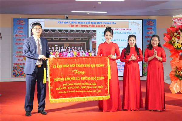 Trường Mầm non 8-3: 50 năm xây dựng và phát triển, giữ vững vị trí tốp đầu thành phố về chất lượng giáo dục