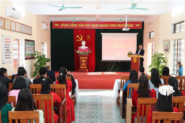 Xã Vĩnh Thuận khai mạc Hội thi giáo viên dạy giỏi bậc mầm non năm học 2025 - 2026 