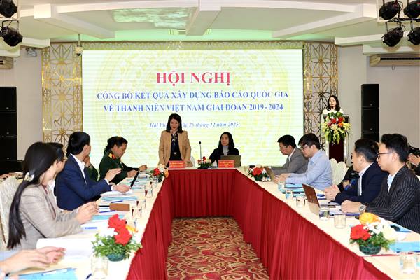 Công bố kết quả xây dựng báo cáo quốc gia về thanh niên Việt Nam giai đoạn 2019 – 2024