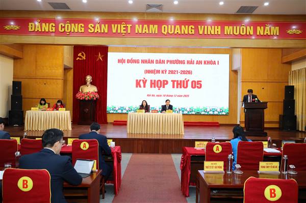 HĐND phường Hải An khai mạc Kỳ họp thứ 5, xem xét nhiều nội dung quan trọng cuối năm 2025