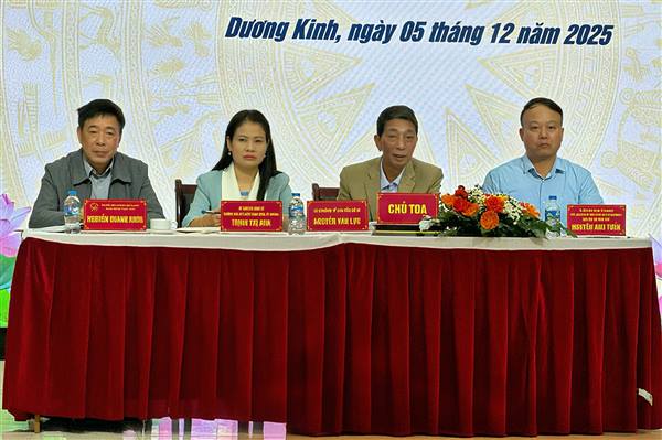 HĐND phường Dương Kinh tiếp thu ý kiến của cử tri trước Kỳ họp thứ 4 