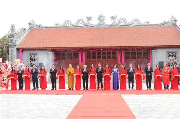 Phường An Dương khánh thành công trình tu bổ, tôn tạo Di tích Lịch sử - Văn hóa cấp quốc gia đình, đền, miếu Đồng Dụ