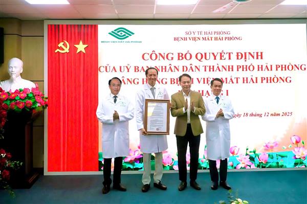 Năm 2025, Bệnh viện Mắt Hải Phòng khám chữa bệnh cho 86.500 lượt bệnh nhân