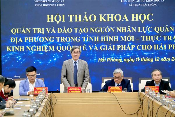 Hội thảo Khoa học quản trị và đào tạo nguồn nhân lực quản trị địa phương trong tình hình mới