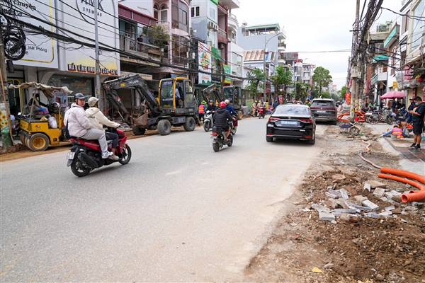 Sở Xây dựng thông báo tổ chức giao thông tạm thời phục vụ thi công mở rộng tuyến đường Lê Lợi