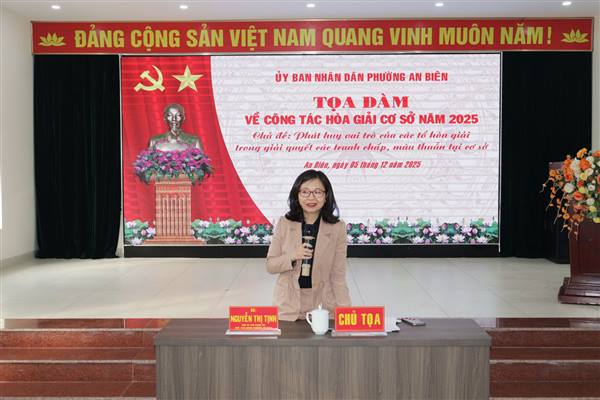 Phường An Biên: Phát huy vai trò của các Tổ hòa giải trong giải quyết các tranh chấp, mâu thuẫn tại cơ sở