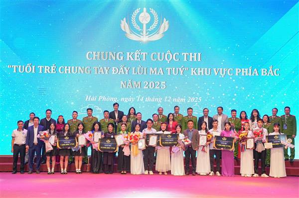 Chung kết Cuộc thi ‘‘Tuổi trẻ chung tay đẩy lùi ma tuý năm 2025” khu vực miền Bắc
